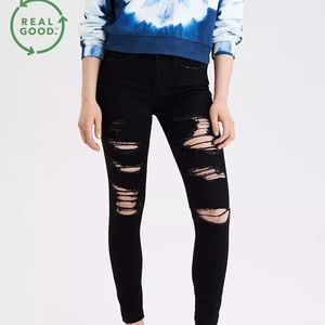 Black High-Waisted Jeans